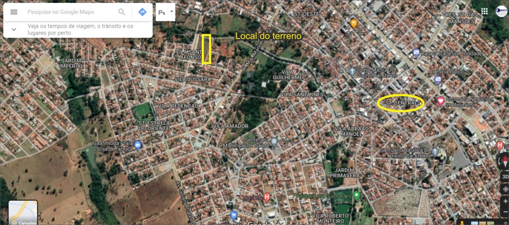 8.000 metros TERRENO PROXIMO AO CENTRO DE TRINDADE-GO 8.000 metros TERRENO PROXIMO AO CENTRO DE TRINDADE-GO