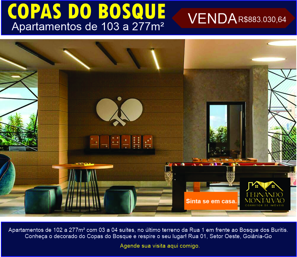 Copas do Bosque(Setor Oeste, Goiânia-GO) Copas do Bosque(Setor Oeste, Goiânia-GO)