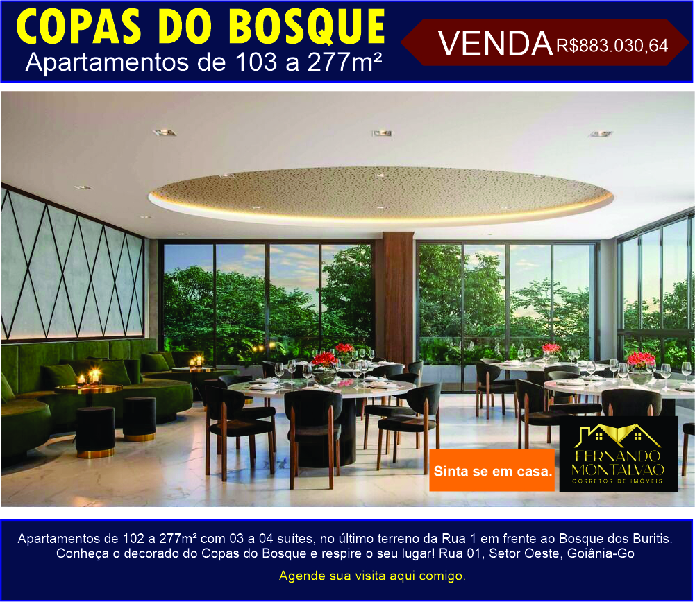 Copas do Bosque(Setor Oeste, Goiânia-GO) Copas do Bosque(Setor Oeste, Goiânia-GO)