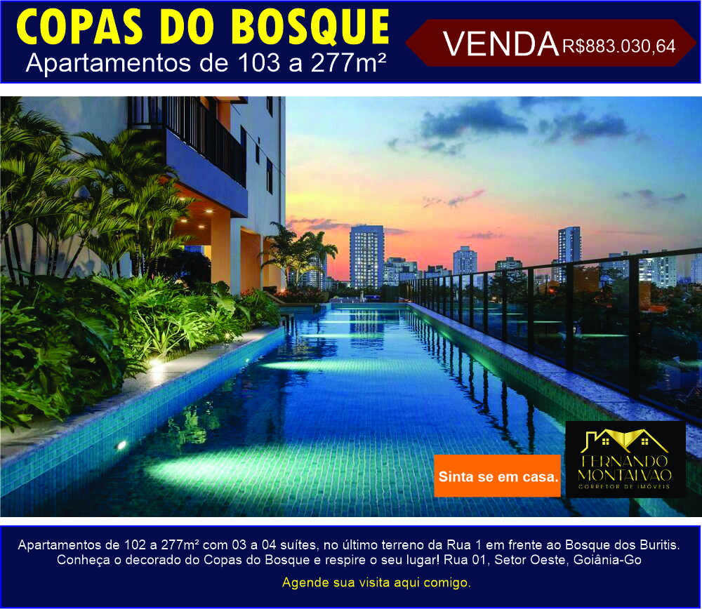Copas do Bosque(Setor Oeste, Goiânia-GO) Copas do Bosque(Setor Oeste, Goiânia-GO)