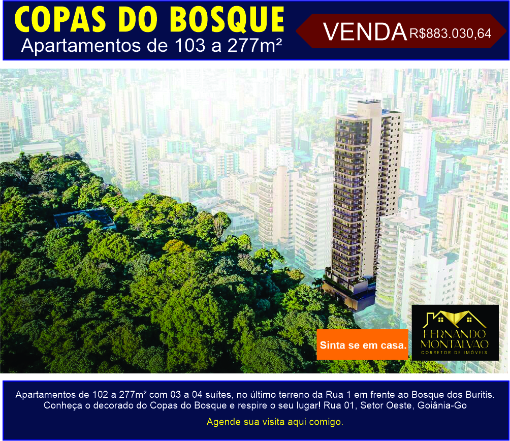 Copas do Bosque(Setor Oeste, Goiânia-GO) Copas do Bosque(Setor Oeste, Goiânia-GO)