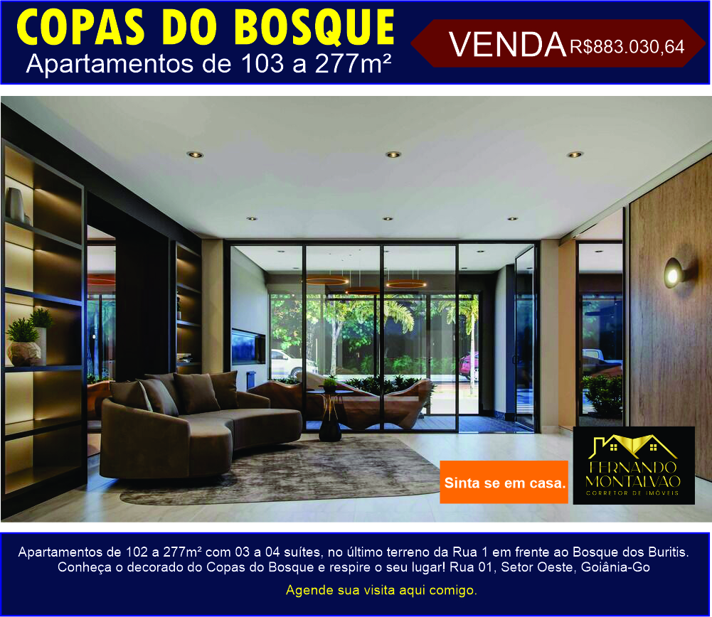 Copas do Bosque(Setor Oeste, Goiânia-GO) Copas do Bosque(Setor Oeste, Goiânia-GO)