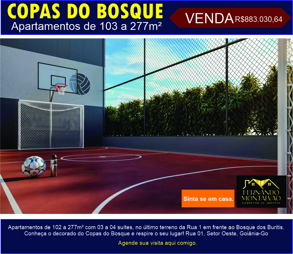 Copas do Bosque(Setor Oeste, Goiânia-GO) Copas do Bosque(Setor Oeste, Goiânia-GO)