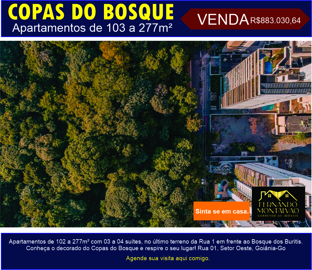 Copas do Bosque(Setor Oeste, Goiânia-GO) Copas do Bosque(Setor Oeste, Goiânia-GO)