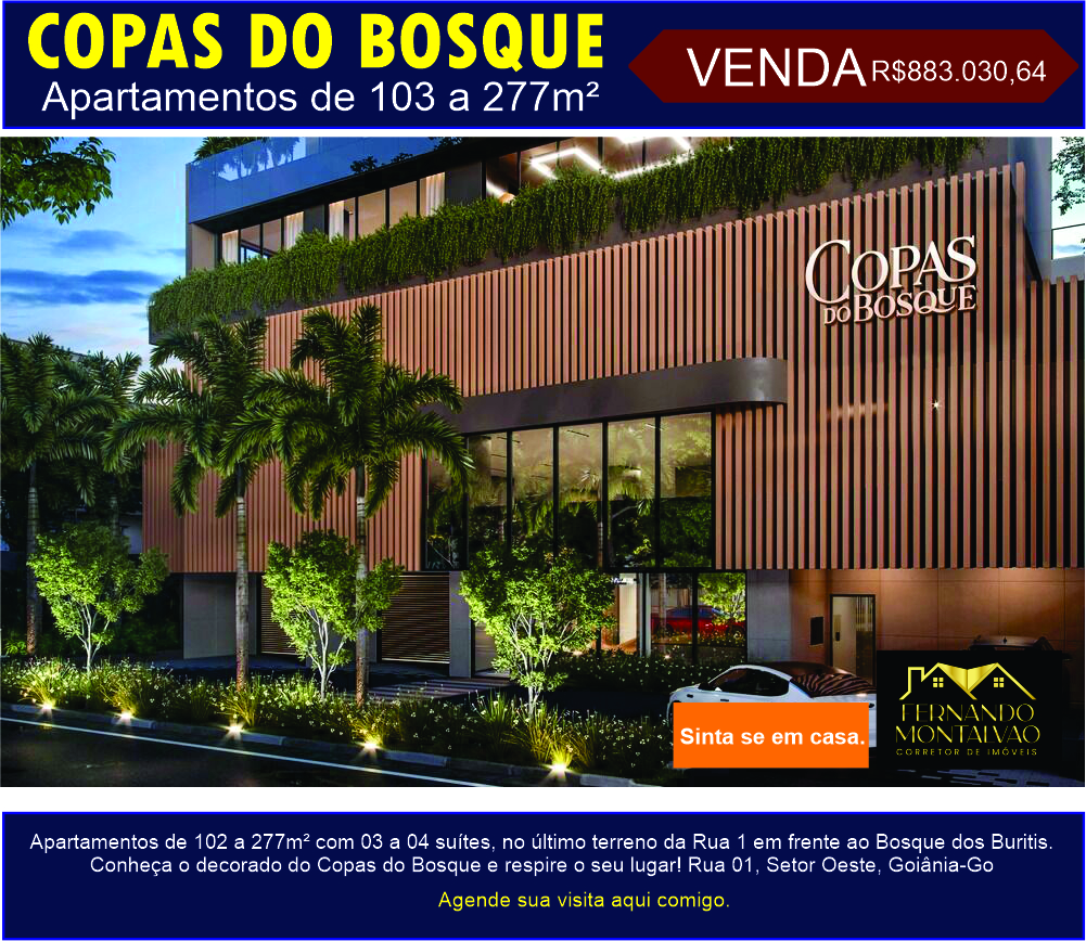 Copas do Bosque(Setor Oeste, Goiânia-GO) Copas do Bosque(Setor Oeste, Goiânia-GO)